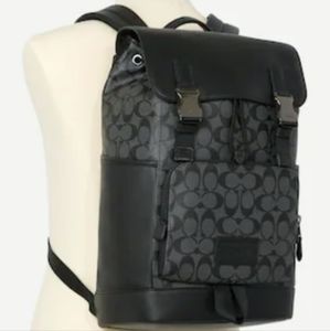 Coach Track Backpack in Signature Canvas